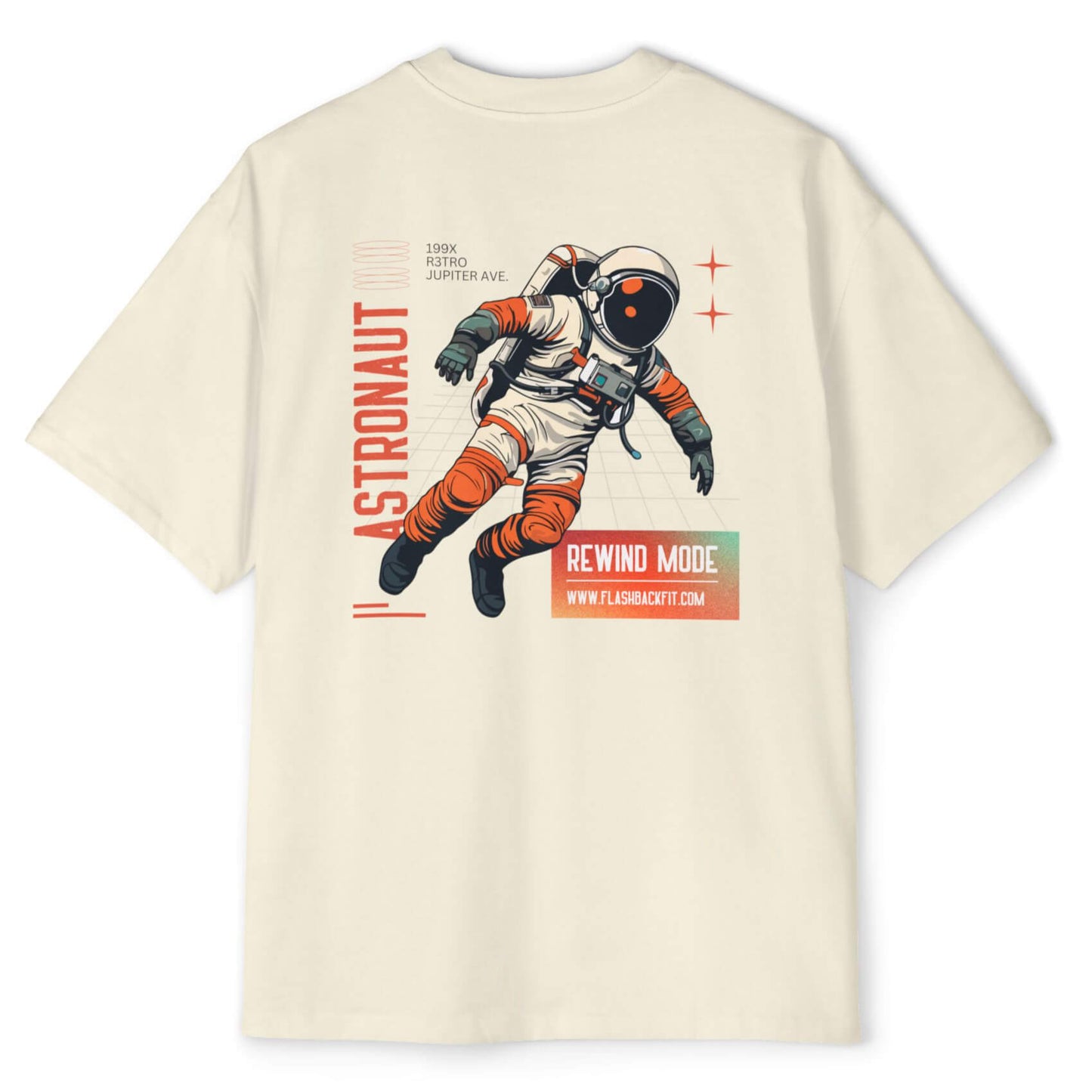 חולצת אוברסייז - astronaut