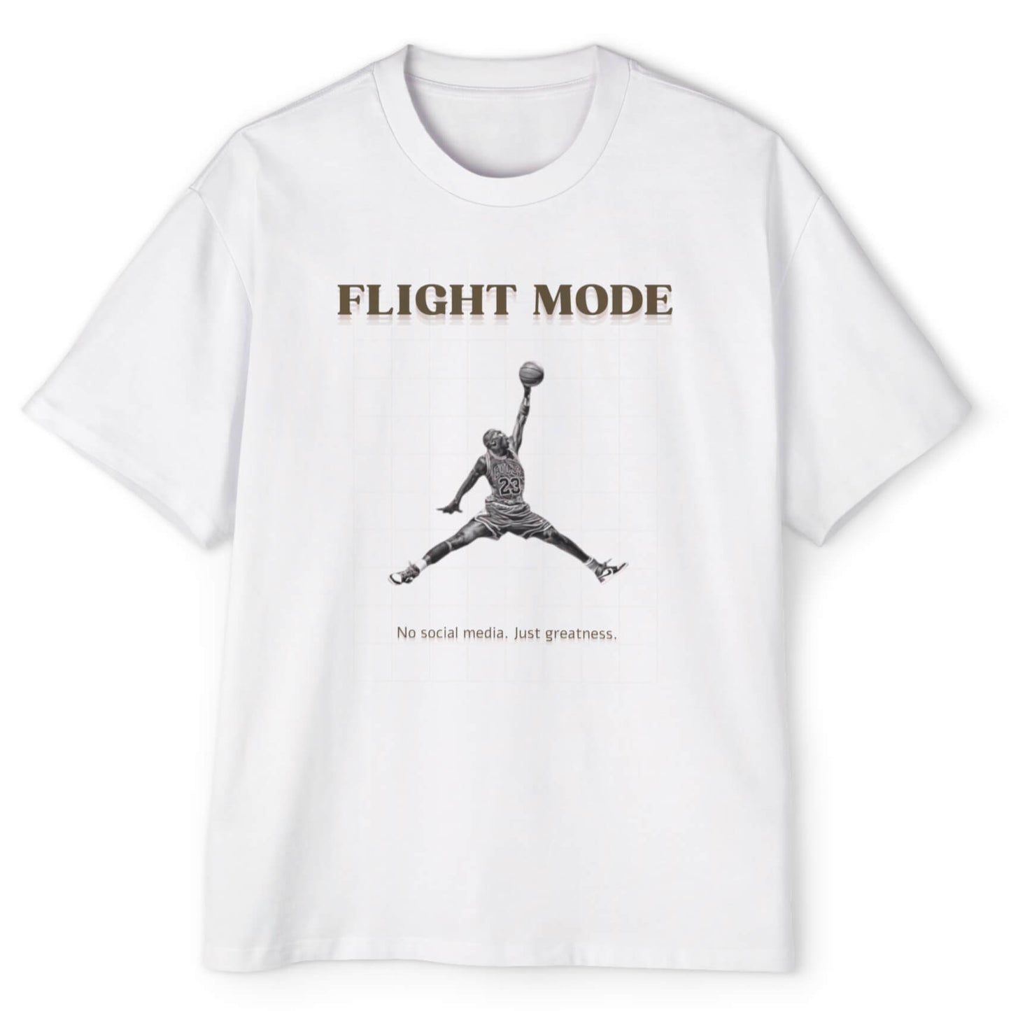 חולצת אוברסייז - flight mode