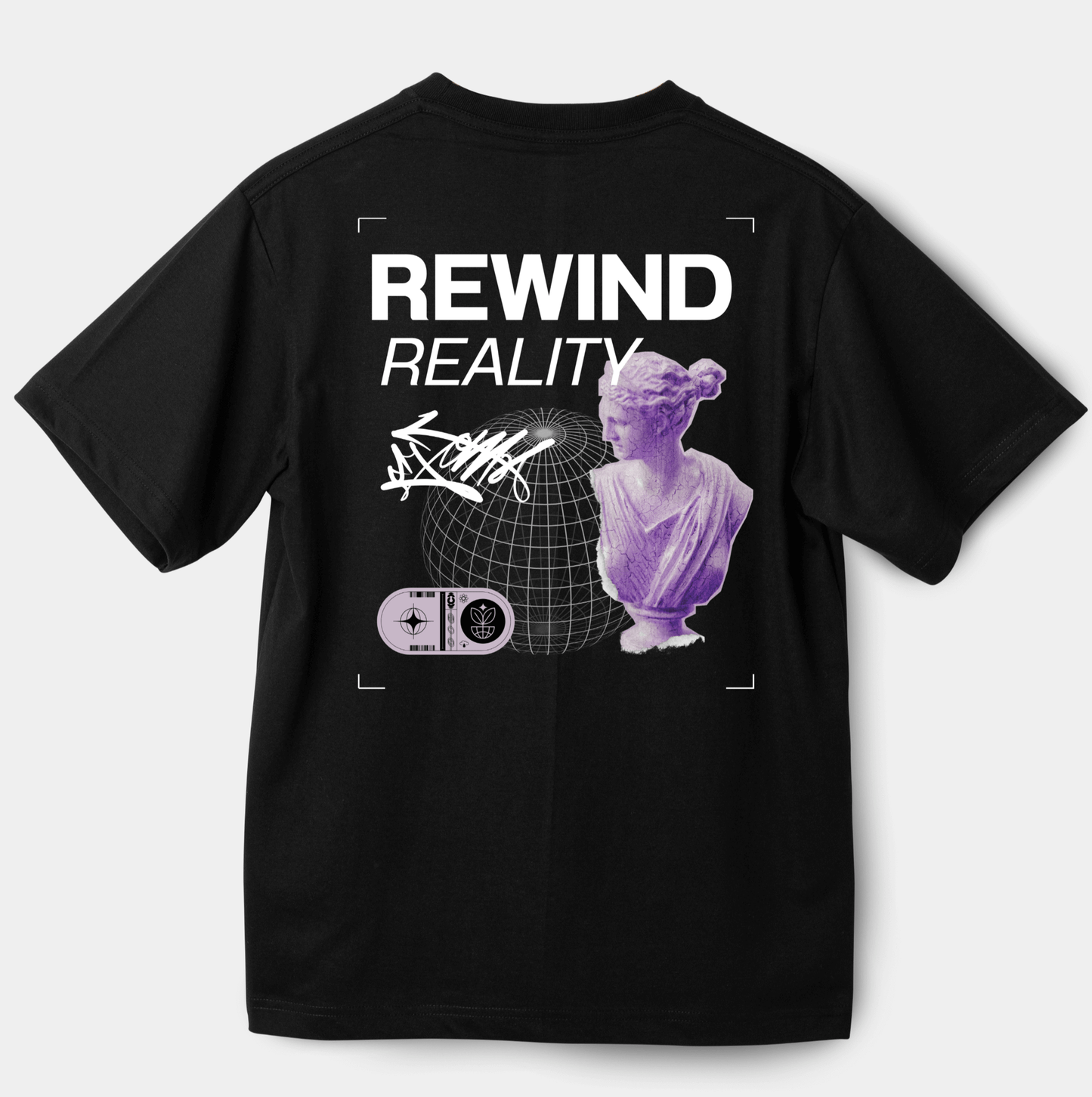 חולצת אוברסייז - rewind reality