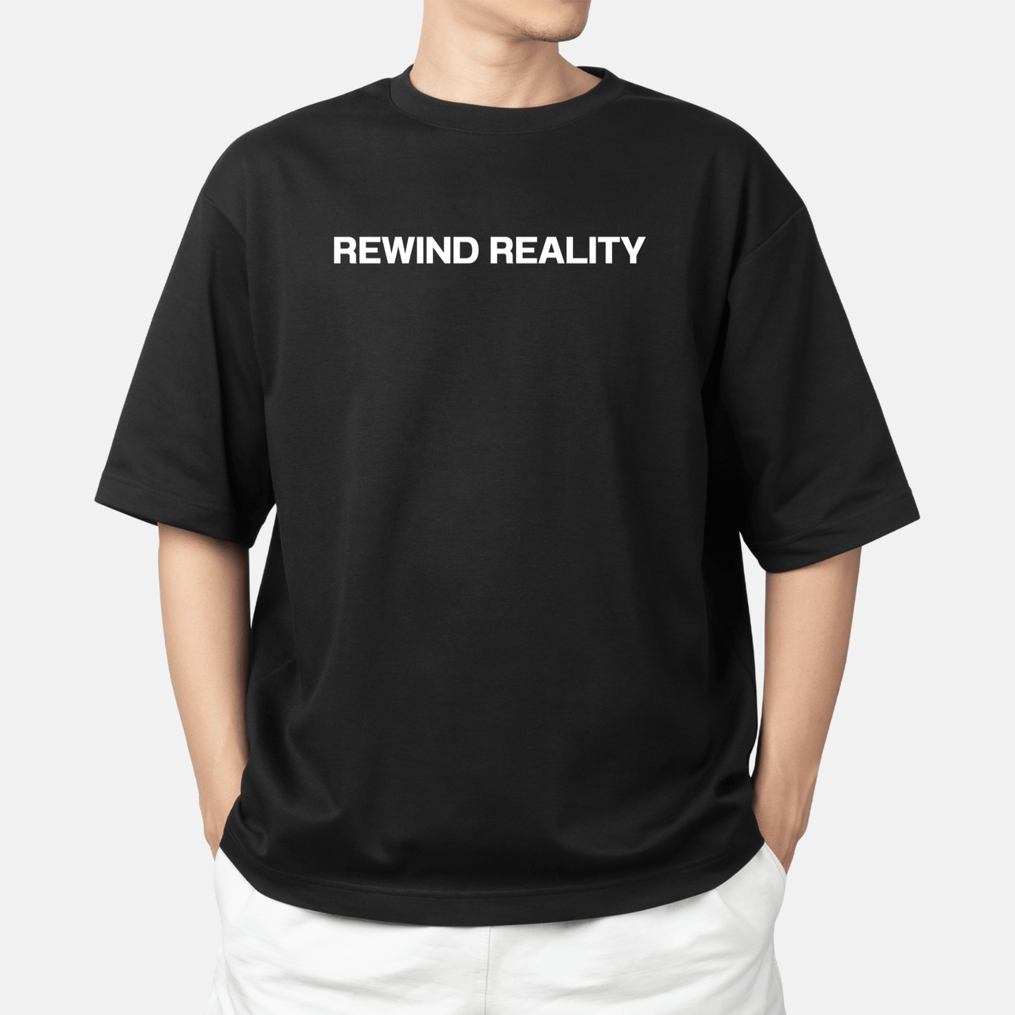 חולצת אוברסייז - rewind reality