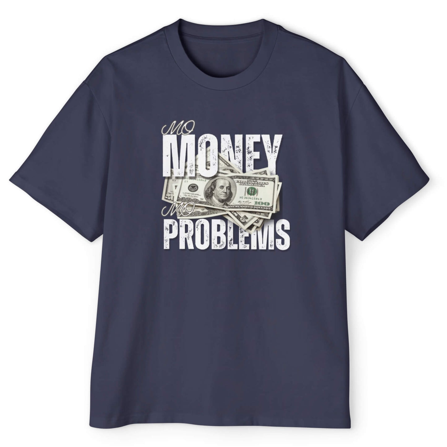 חולצת אוברסייז - front mo money mo problem