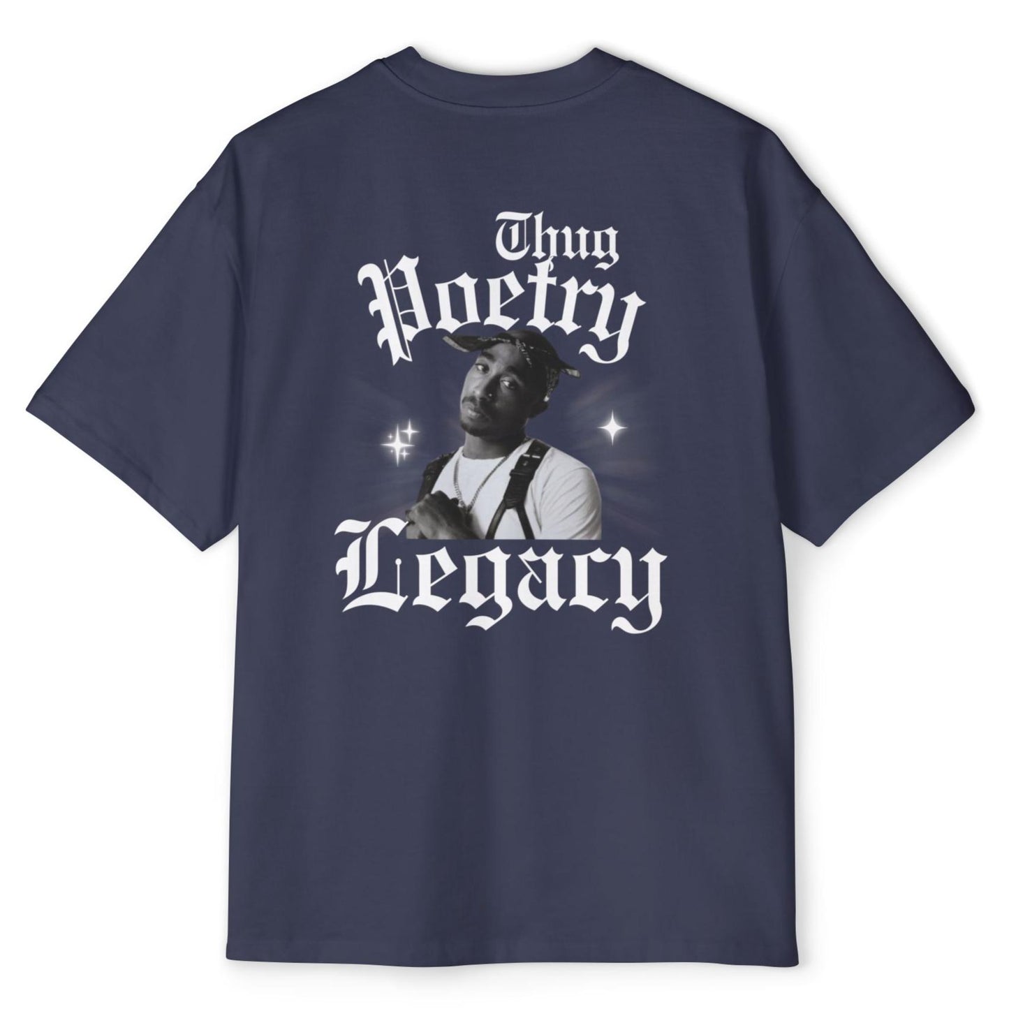 חולצת אוברסייז - thug poetry