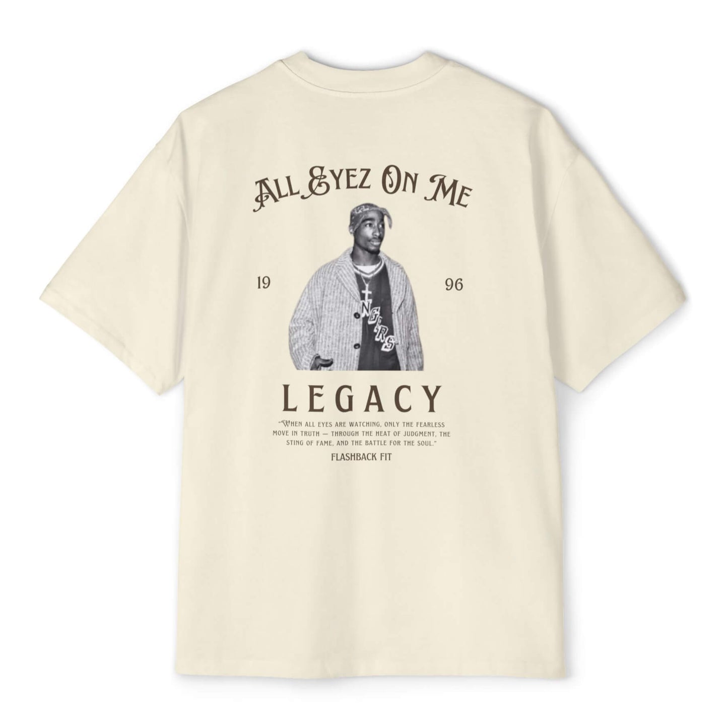 חולצת אוברסייז - all eyez on me