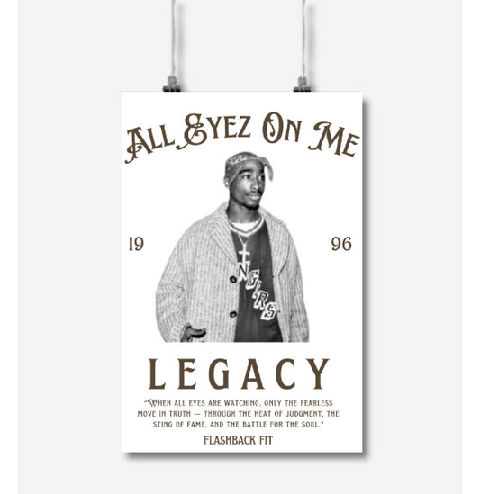 פוסטר 40*60 - ALL EYEZ ON ME