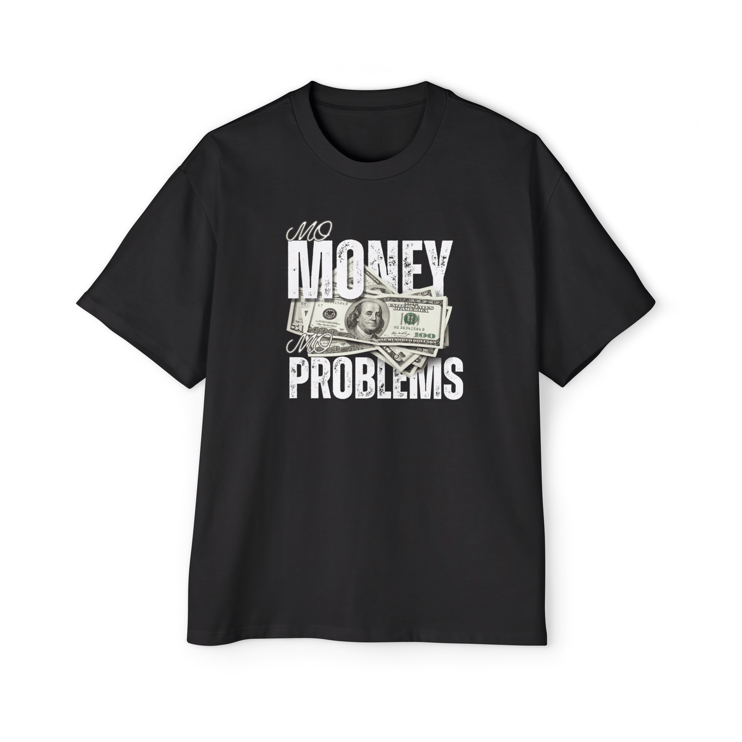 חולצת אוברסייז - front mo money mo problem