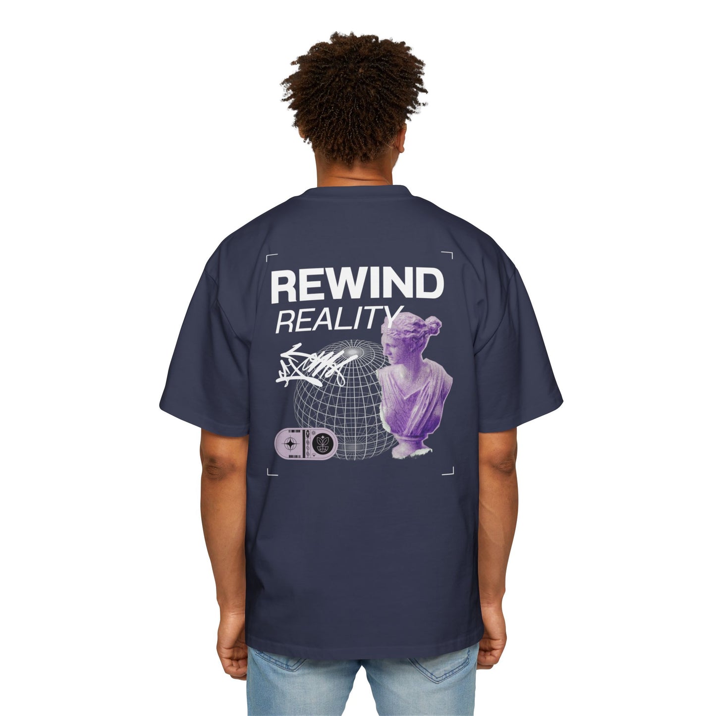 חולצת אוברסייז - rewind reality