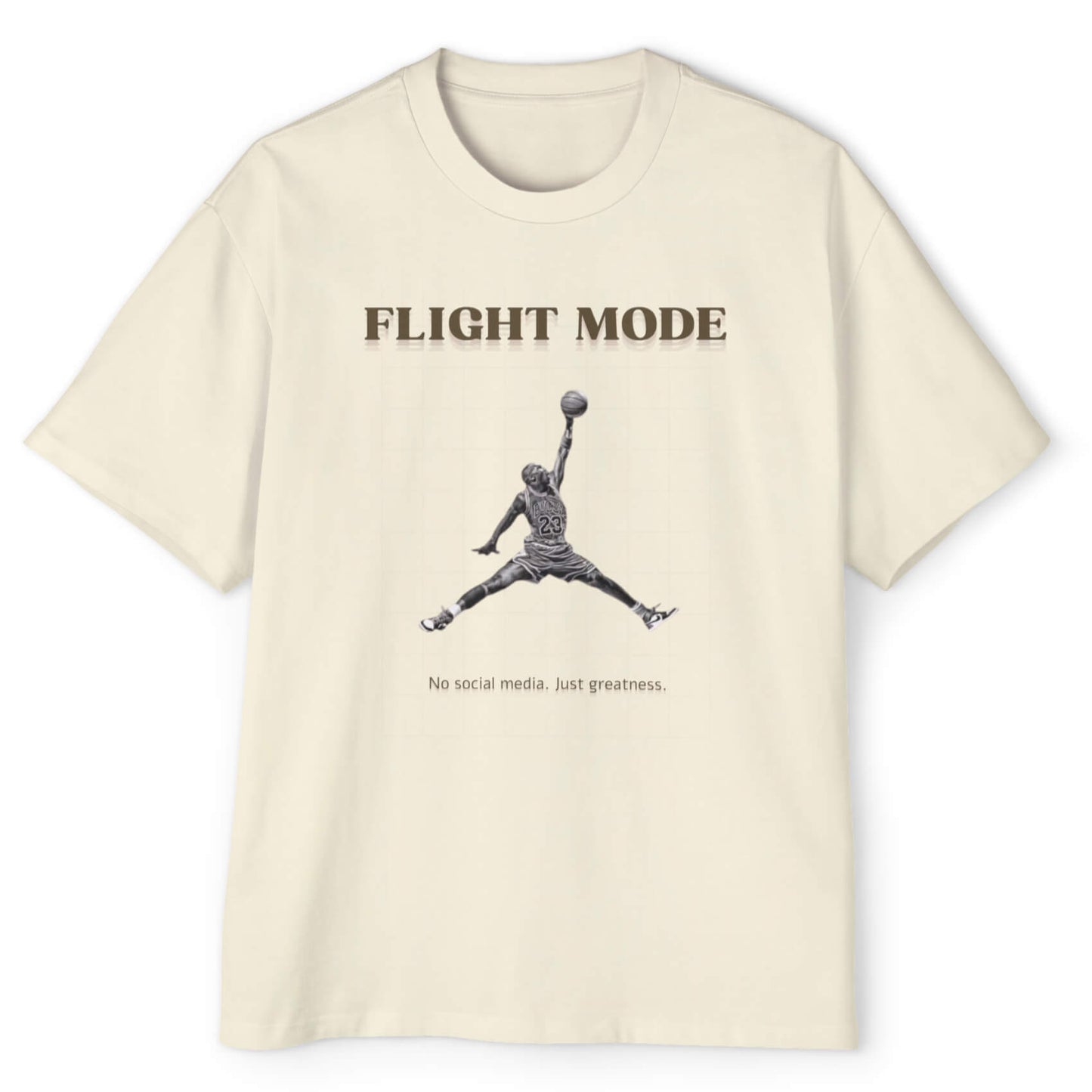 חולצת אוברסייז - flight mode