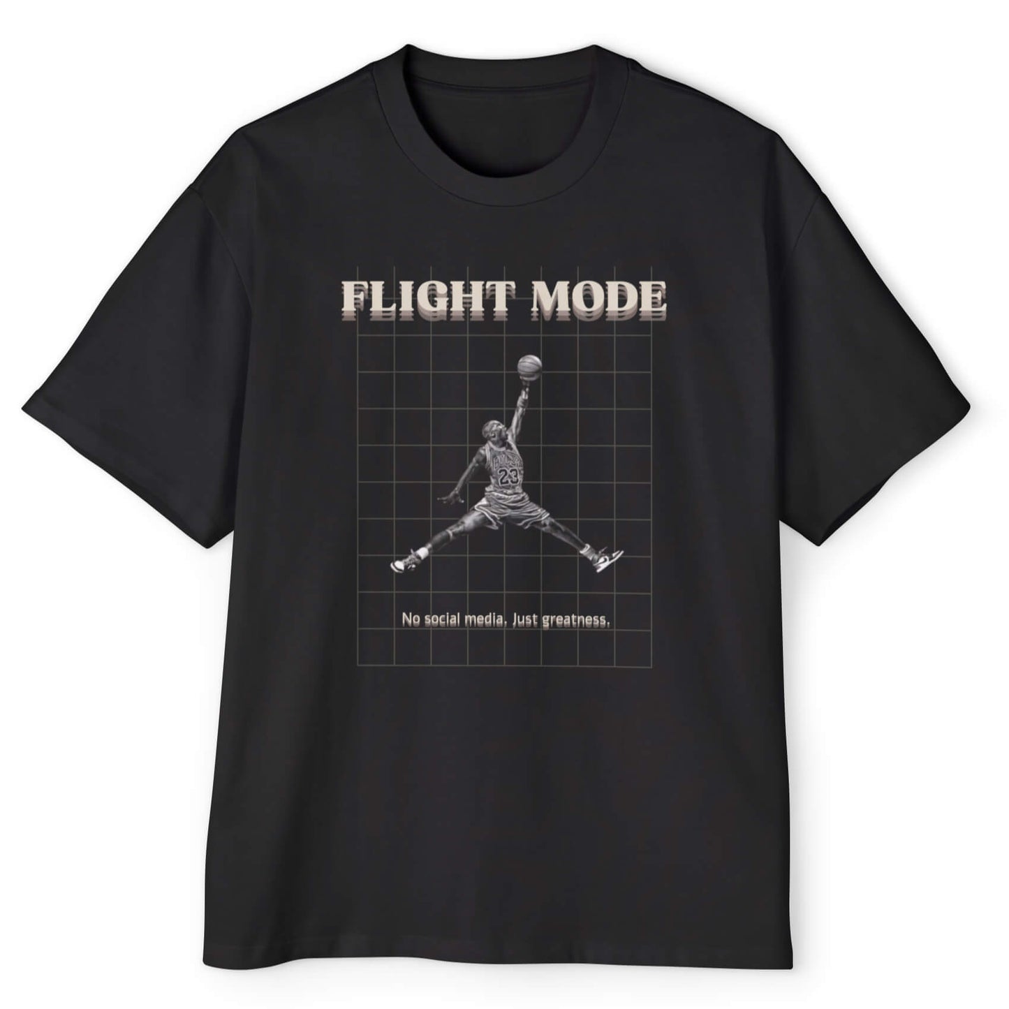 חולצת אוברסייז - flight mode