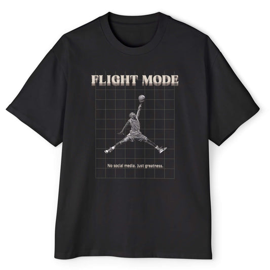 חולצת אוברסייז - flight mode