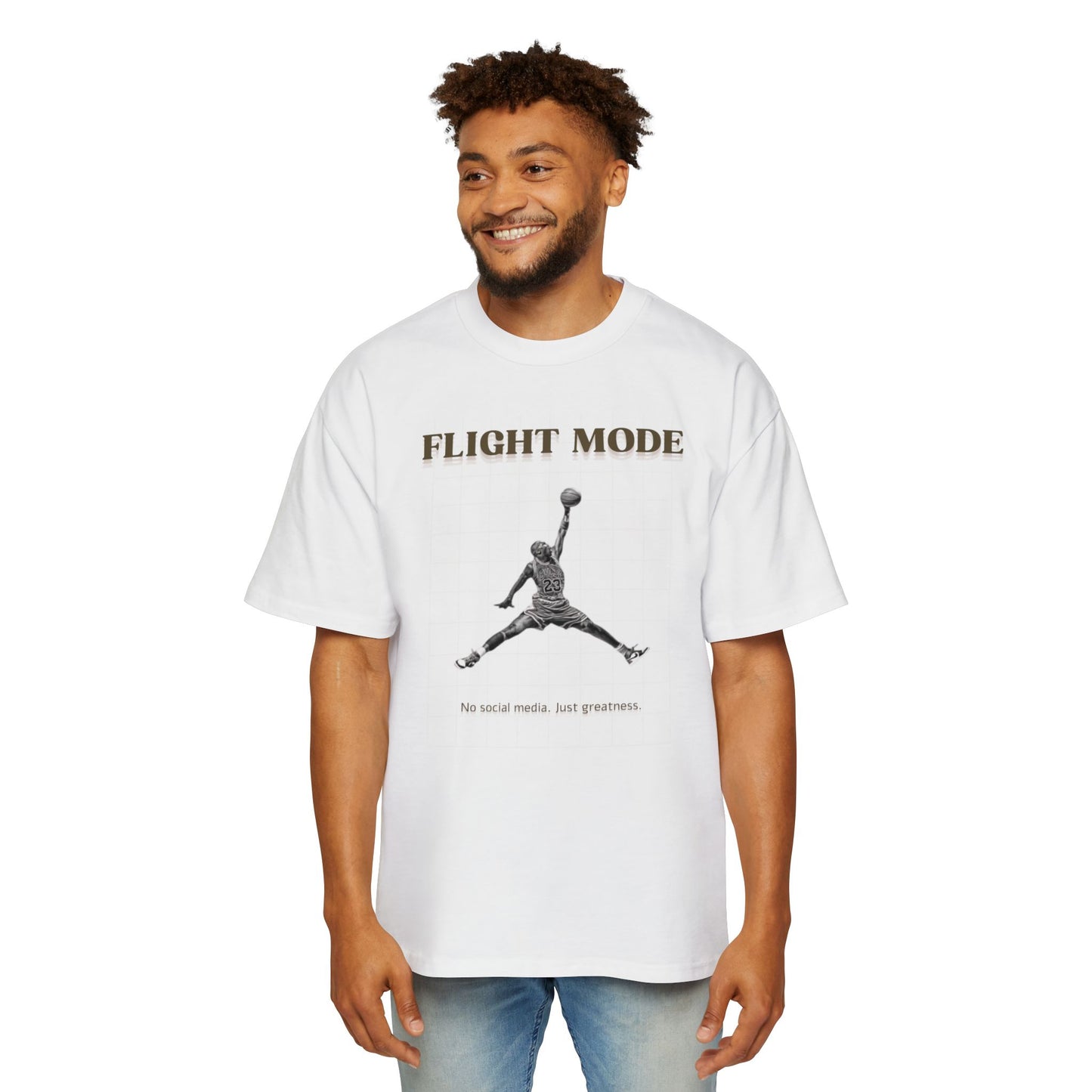 חולצת אוברסייז - flight mode