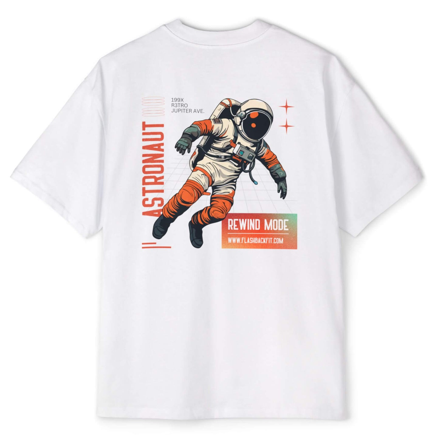 חולצת אוברסייז - astronaut