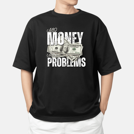 חולצת אוברסייז - front mo money mo problem
