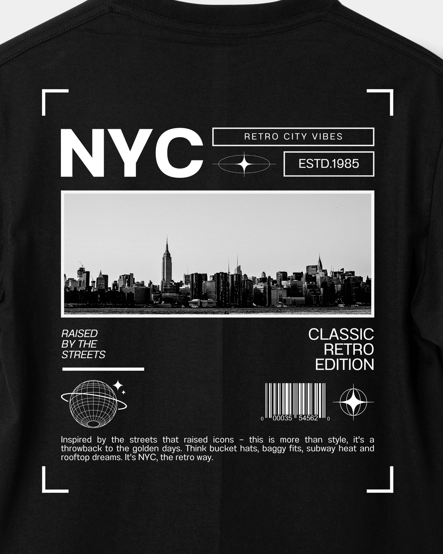 חולצת אוברסייז - NYC