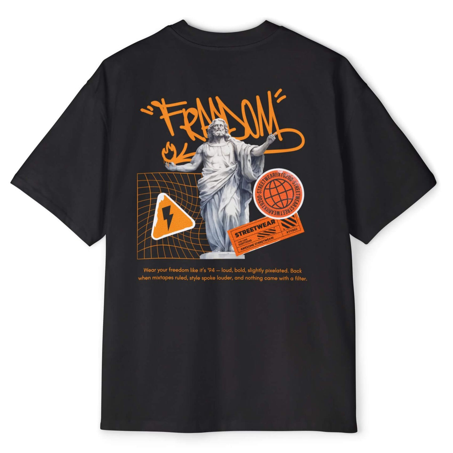 חולצת אוברסייז - freedom