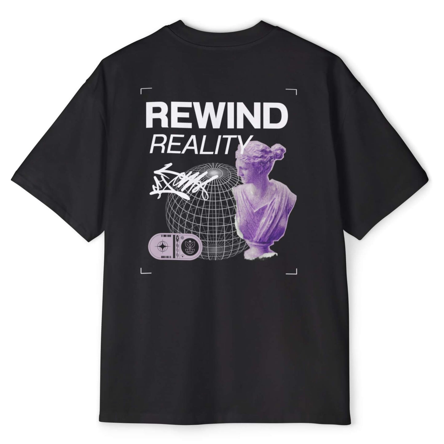 חולצת אוברסייז - rewind reality