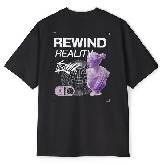 חולצת אוברסייז - rewind reality