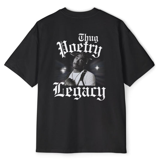 חולצת אוברסייז - thug poetry