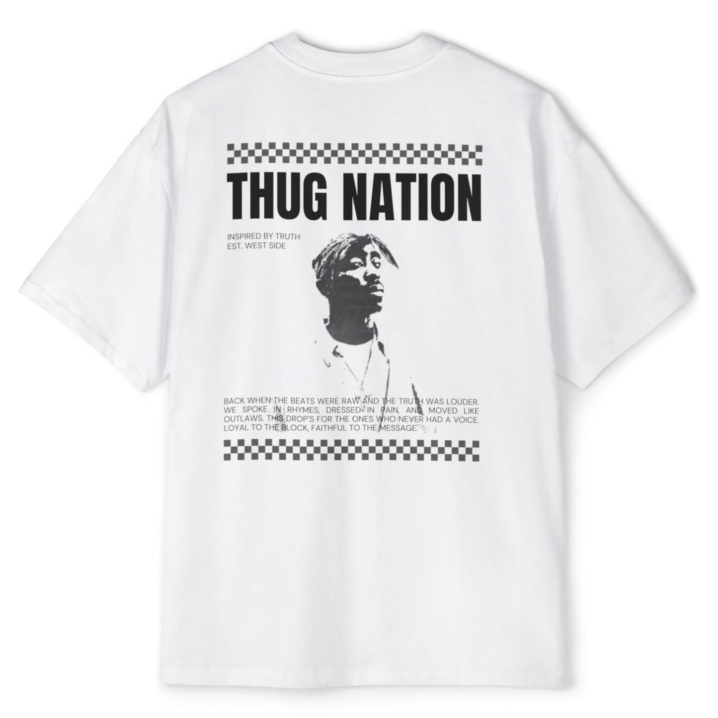 חולצת אוברסייז - thug nation