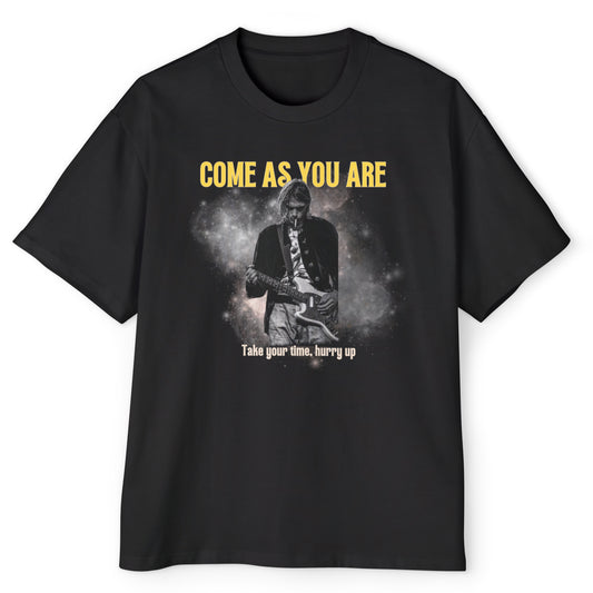 חולצת אוברסייז - COME AS YOU ARE