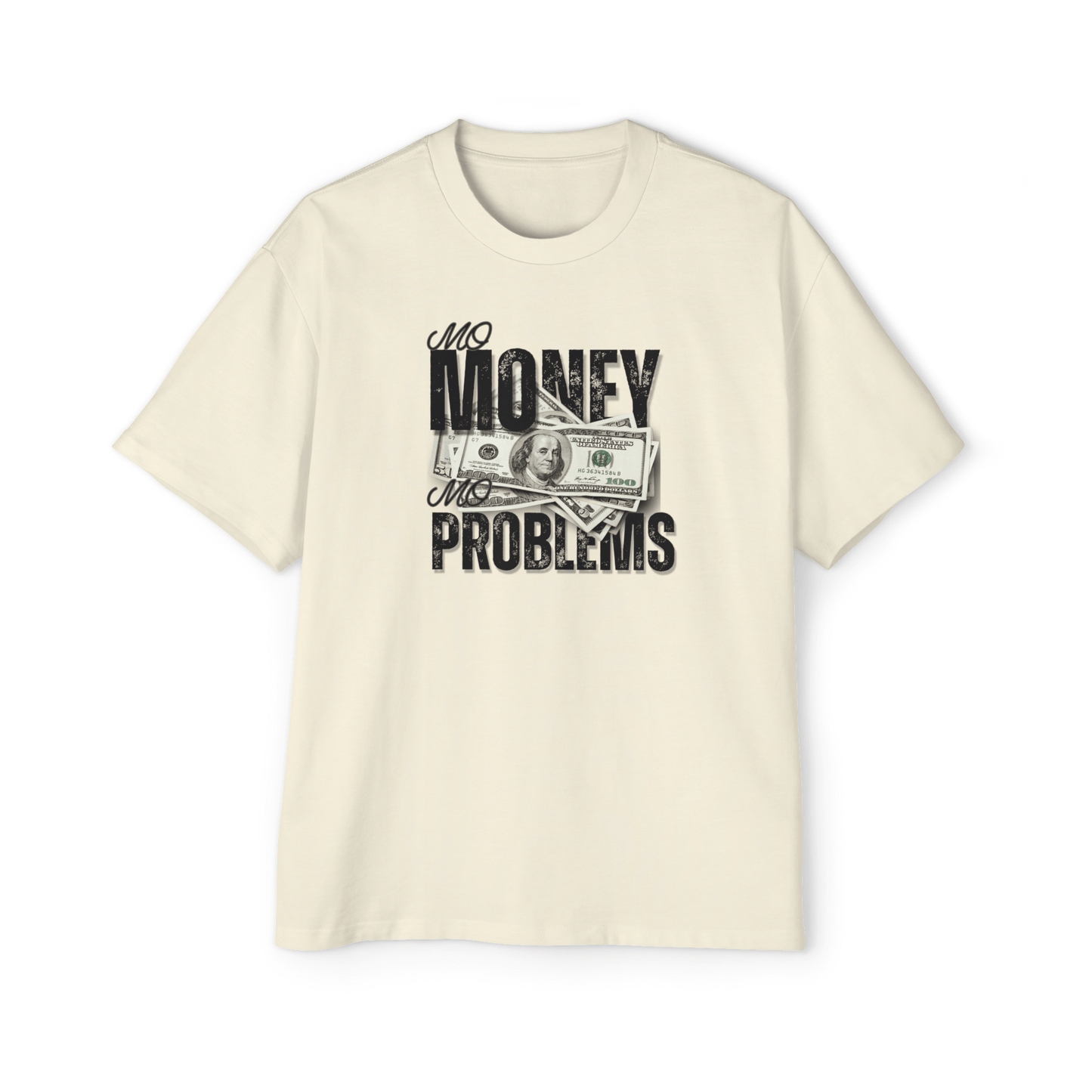 חולצת אוברסייז - front mo money mo problem
