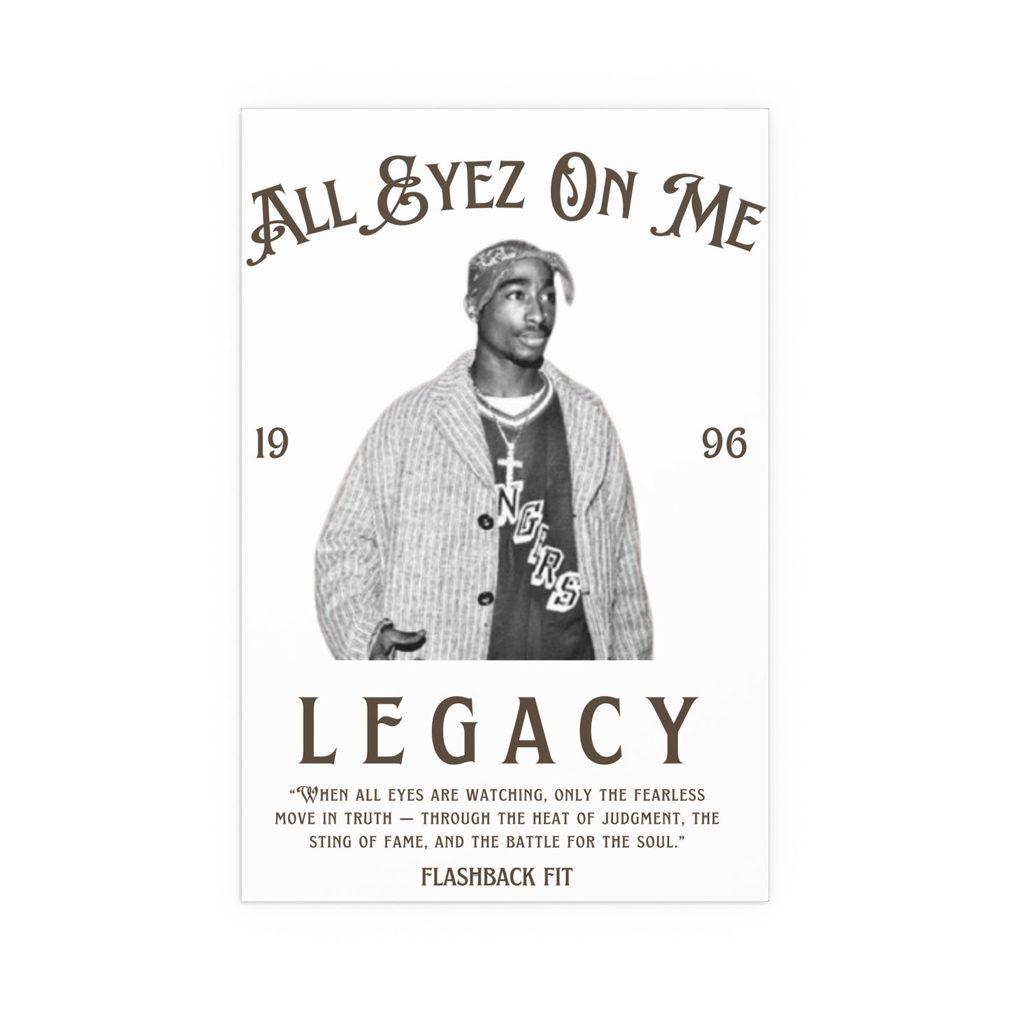 פוסטר 40*60 - ALL EYEZ ON ME
