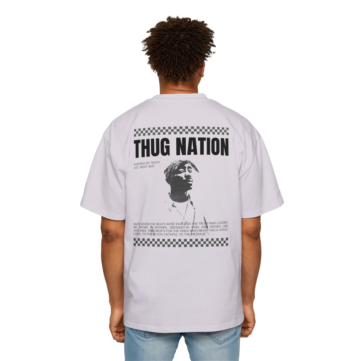 חולצת אוברסייז - thug nation